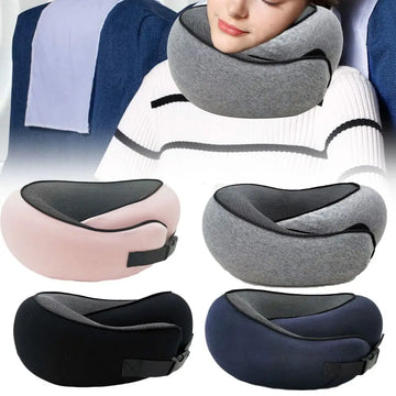 Soft Memory Foam Travel Neck Pillow