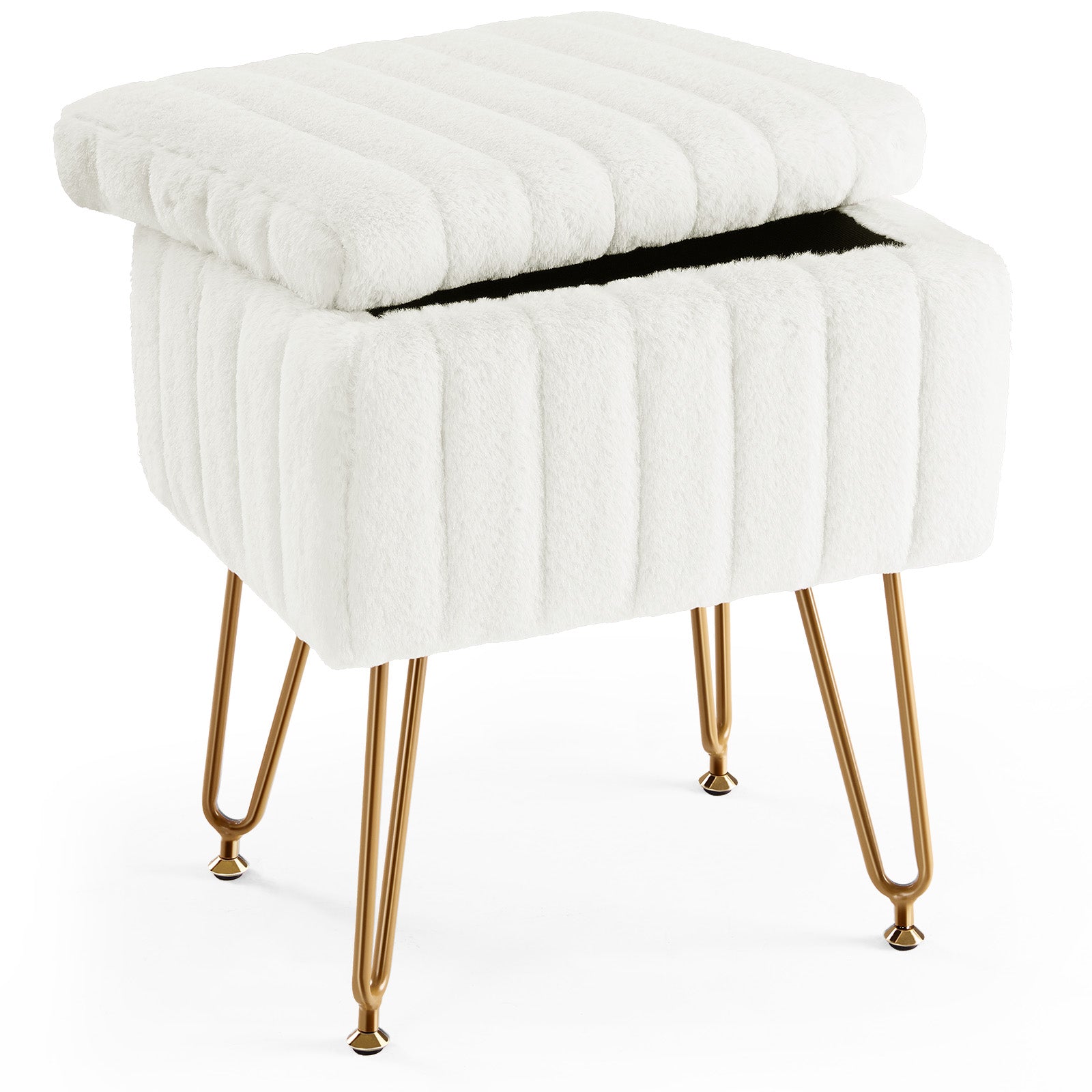 Dressing Stool And Chair With Storage Space