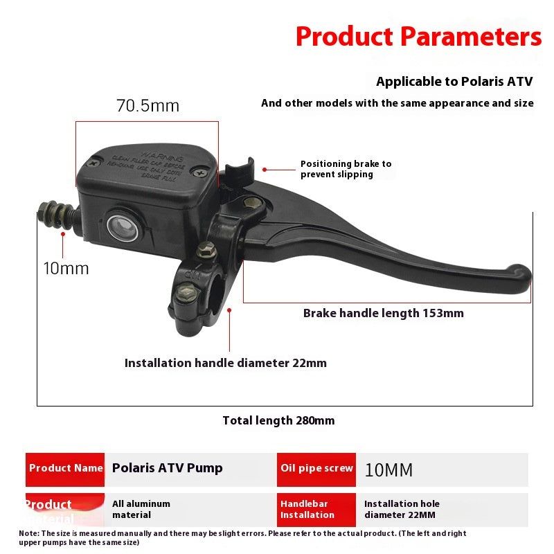 ATV Accessories 500CC Motorcycle Disc Brakes
